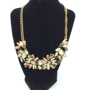 Gold‎ Chain Jeweled Necklace